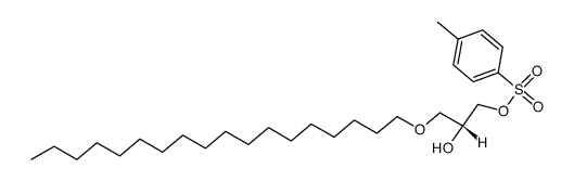 (R)-1-O-octadecyl-3-(p-toluenesulfonyl)-glycerol结构式