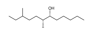 (6R,7R,10&xi;)-7,10-dimethyldodecan-6-ol结构式