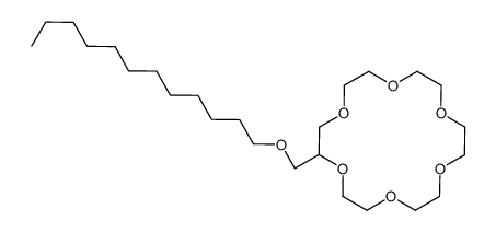 2-(dodecoxymethyl)-1,4,7,10,13,16-hexaoxacyclooctadecane结构式