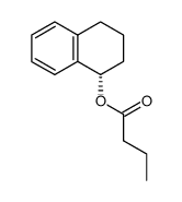 (S)-1,2,3,4-tetrahydro-1-naphthylbutyrate结构式