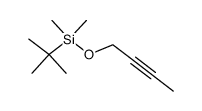 (but-2-yn-1-yloxy)(tert-butyl)dimethylsilane结构式