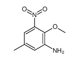 2-methoxy-5-methyl-3-nitroaniline结构式