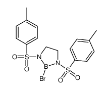 2-bromo-1,3-bis-(4-methylphenyl)sulfonyl-1,3,2-diazaborolidine结构式