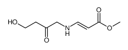 methyl-4-aza-8-hydroxy-6-oxo-oct-2-enoate结构式