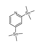 2,4-bis(Trimethylstannyl)pyridine结构式