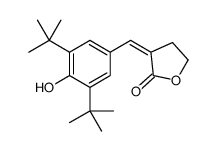 alpha-(3,5-di-tert-Butyl-4-hydroxybenzylidene)gamma-butyrolactone结构式
