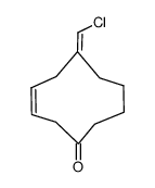 anti-6-chloromethylenecyclodec-3-enone结构式