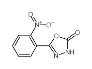 5-(2-硝基苯基)-1,3,4-噁二唑-2(3H)-酮结构式