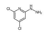 2,4-dichloro-6-hydrazinopyridine结构式