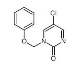 5-chloro-1-(phenoxymethyl)pyrimidin-2-one结构式