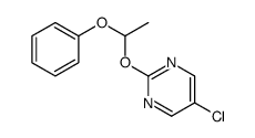 5-chloro-2-(1-phenoxyethoxy)pyrimidine结构式