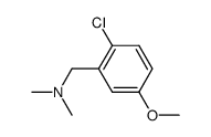 (2-chloro-5-methoxybenzyl)dimethylamine结构式