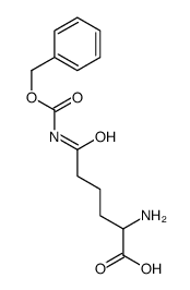 2-amino-6-oxo-6-(phenylmethoxycarbonylamino)hexanoic acid结构式