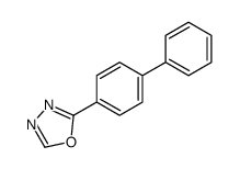 2-(4-phenylphenyl)-1,3,4-oxadiazole结构式