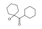 (1-chlorocyclohexyl) cyclohexyl ketone结构式