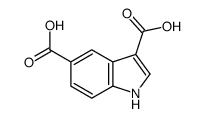 1H-Indole-3,5-dicarboxylic acid结构式