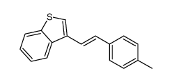 3-[2-(4-methylphenyl)ethenyl]-1-benzothiophene结构式