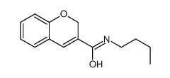 N-butyl-2H-chromene-3-carboxamide结构式