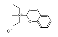 N,N-Diethyl-2H-1-benzopyran-3-methanamine hydrochloride结构式