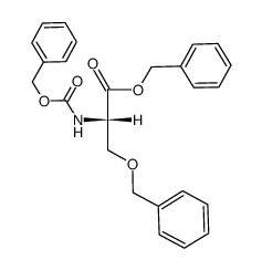 benzylO-benzyl-N-((benzyloxy)carbonyl)-L-serinate结构式