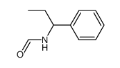 N-(1-phenylpropyl)formamide结构式