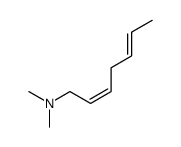 (2Z,5E)-1-(dimethylamino)heptadiene结构式