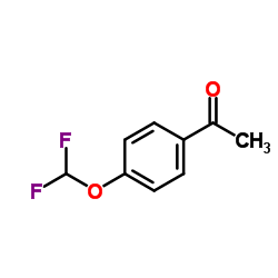 1-[4-(二氟甲氧基)苯基]乙酮结构式
