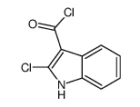 1H-Indole-3-carbonyl chloride, 2-chloro- (9CI)结构式