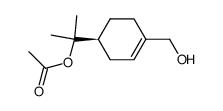 (4S)-8-acetoxy-p-menth-1-en-7-ol结构式