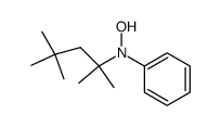 N-phenyl-N-(1,1,3,3-tetramethylbutyl)hydroxylamine结构式