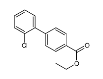 2-氯-联苯-4-羧酸乙酯结构式
