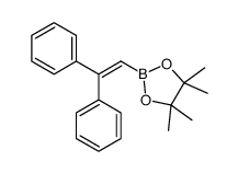 2-(2,2-diphenylethenyl)-4,4,5,5-tetramethyl-1,3,2-dioxaborolane结构式