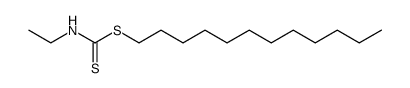 dodecyl ethylcarbamodithioate结构式