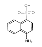 4-氨基萘-1-磺酸结构式