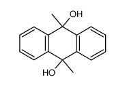 9,10-dimethyl-9,10-dihydroxy-anthracene结构式