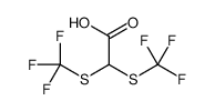 2,2-bis(trifluoromethylsulfanyl)acetic acid结构式