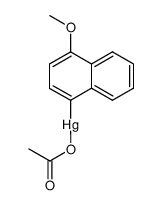 (4-Methoxy-1-naphthyl)-mercuric acetate结构式