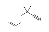 2,2-dimethylhex-5-enenitrile结构式