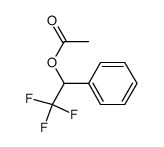 (±)-2,2,2-trifluoro-1-phenylethyl acetate结构式