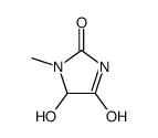 5-羟基-1-甲基咪唑啉-2,4-二酮结构式