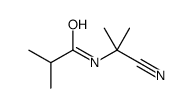 N-(1-Cyano-1-methylethyl)isobutyramide结构式