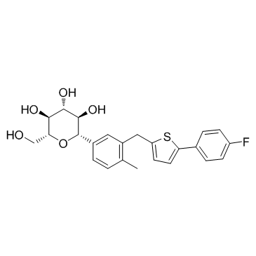 卡格列净结构式