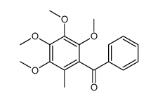METHANONE, PHENYL(2,3,4,5-TETRAMETHOXY-6-METHYLPHENYL)-结构式