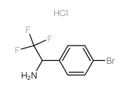 1-(4-溴苯基)-2,2,2-三氟乙胺盐酸盐结构式