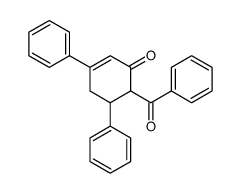 6-benzoyl-3,5-diphenylcyclohex-2-en-1-one结构式