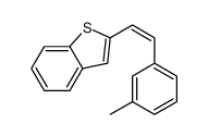 2-[2-(3-methylphenyl)ethenyl]-1-benzothiophene结构式