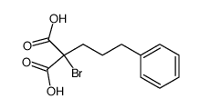 bromo-(3-phenyl-propyl)-malonic acid结构式
