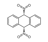 cis-9,10-dinitro-9,10-dihydroanthracene结构式