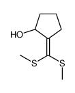 2-[bis(methylsulfanyl)methylidene]cyclopentan-1-ol结构式