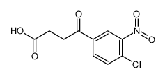 4-(4-chloro-3-nitrophenyl)-4-oxobutanoic acid结构式